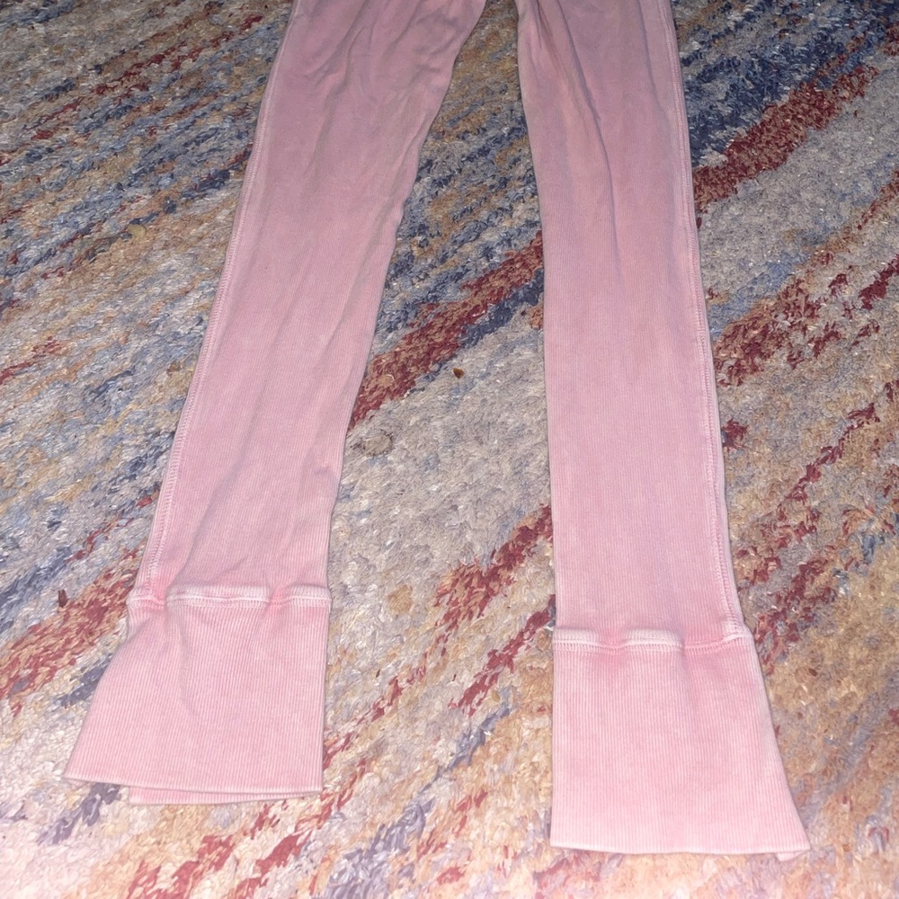 Free People Pink Leggings